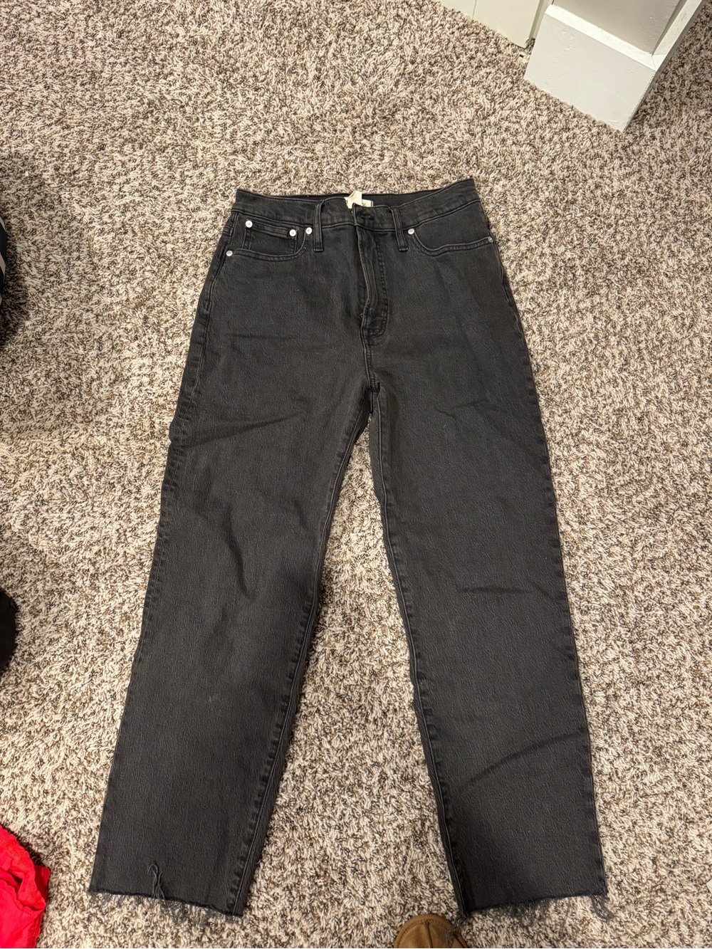 Madewell Perfect Vintage Straight Jean Black